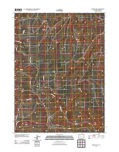 Browns Hill 2012 topographic map thumbnail