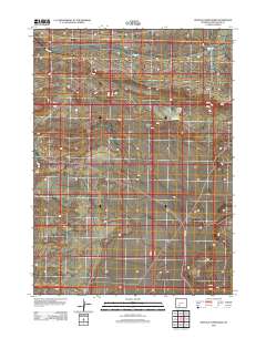 Buffalo Hump Basin 2012 topographic map thumbnail