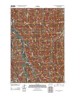 Buffalo Run Creek 2012 topographic map thumbnail