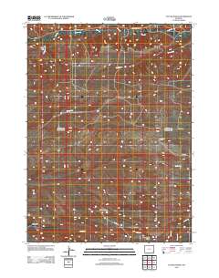Cattail Ranch 2012 topographic map thumbnail