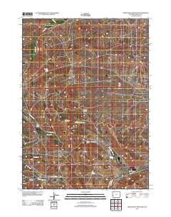 Cretaceous Mountain 2012 topographic map thumbnail