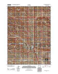 Coleman Butte 2012 topographic map thumbnail