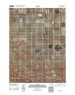 C S Ranch 2012 topographic map thumbnail