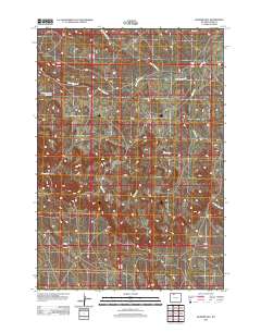 Gilmore Hill 2012 topographic map thumbnail