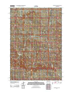 Gilmore Hill SE 2012 topographic map thumbnail
