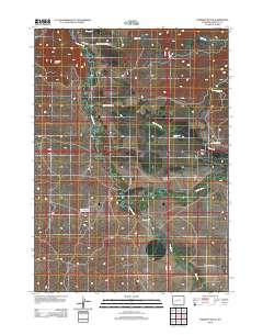 Fremont Butte 2012 topographic map thumbnail