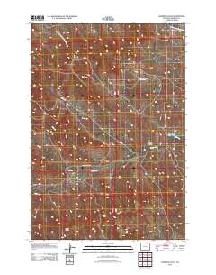 Gardner Gulch 2012 topographic map thumbnail