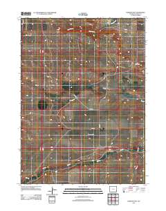 Diamond Flat 2012 topographic map thumbnail
