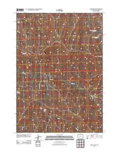 Henry Draw 2012 topographic map thumbnail