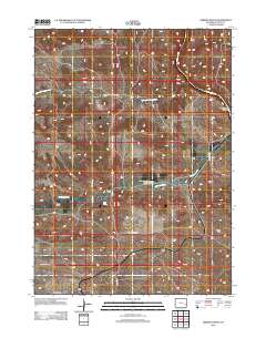 Herman Ranch 2012 topographic map thumbnail