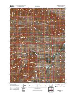 Hermit Rock 2012 topographic map thumbnail