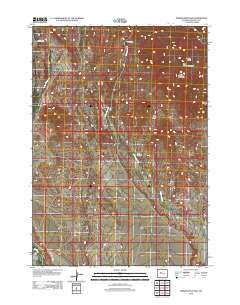 Jenkins Mountain 2012 topographic map thumbnail