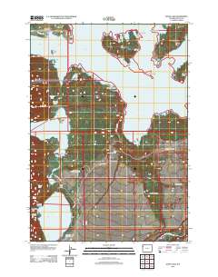 Jenny Lake 2012 topographic map thumbnail