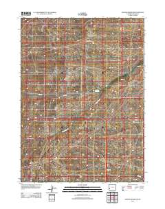 Graham Reservoir 2012 topographic map thumbnail