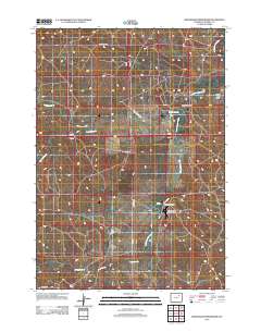 Greasewood Reservoir 2012 topographic map thumbnail