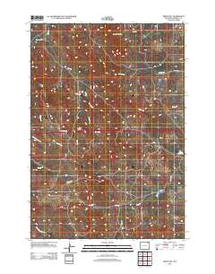 Green Hill 2012 topographic map thumbnail