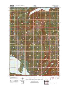 Heart Lake 2012 topographic map thumbnail