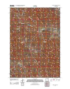 Jewell Draw 2012 topographic map thumbnail