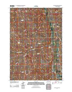 Joe Emge Creek 2012 topographic map thumbnail
