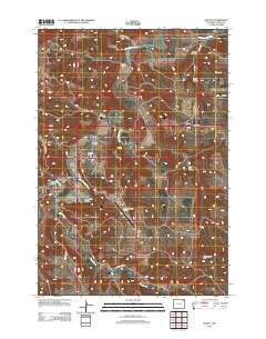 Hulett 2012 topographic map thumbnail