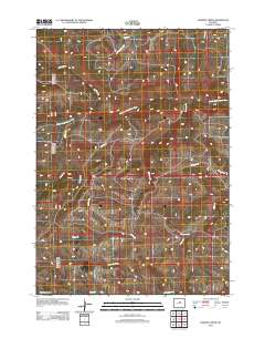 Gordon Creek 2012 topographic map thumbnail
