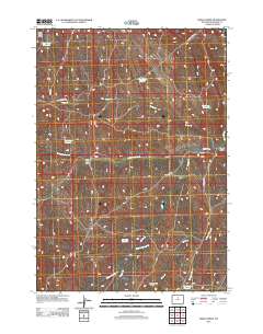 Indian Creek 2012 topographic map thumbnail