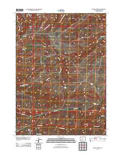 Gravel Spring 2012 topographic map thumbnail