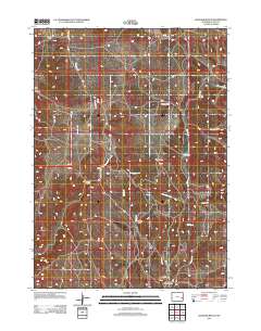 Haushar Ranch 2012 topographic map thumbnail
