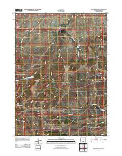Middlewood Hill 2012 topographic map thumbnail