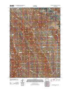 McDermotts Butte 2012 topographic map thumbnail