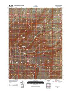 Lion Bluffs 2012 topographic map thumbnail