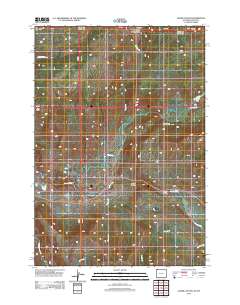 Lamar Canyon 2012 topographic map thumbnail