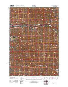 Laskie Draw 2012 topographic map thumbnail