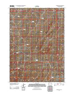 Ninemile Hill 2012 topographic map thumbnail
