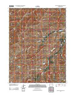 Piedmont Reservoir 2012 topographic map thumbnail