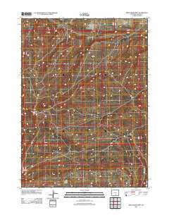 Smith Draw West 2012 topographic map thumbnail