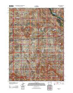 Verne 2012 topographic map thumbnail