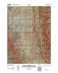 Rawlins NW 2012 topographic map thumbnail