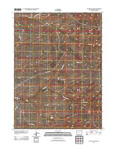 Sugarloaf Basin 2012 topographic map thumbnail