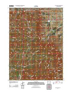 The Q Ranch 2012 topographic map thumbnail