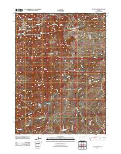 Poe Mountain 2012 topographic map thumbnail