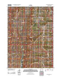 The Rock Slide 2012 topographic map thumbnail