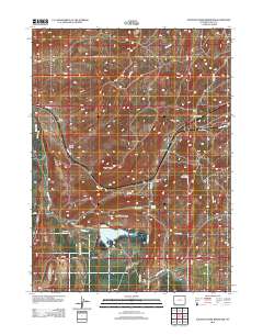 Sulphur Creek Reservoir 2012 topographic map thumbnail