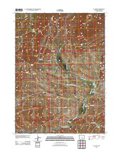 T E Ranch 2012 topographic map thumbnail