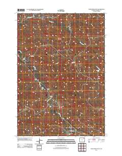Twentymile Butte 2012 topographic map thumbnail