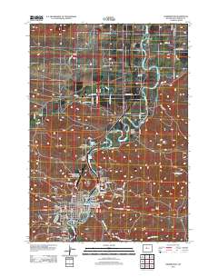 Thermopolis 2012 topographic map thumbnail