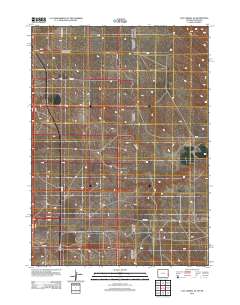 Van Tassell SE 2012 topographic map thumbnail