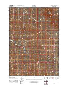 Rolling Pin Ranch 2012 topographic map thumbnail