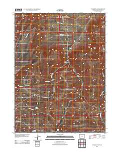 Titsworth Gap 2012 topographic map thumbnail