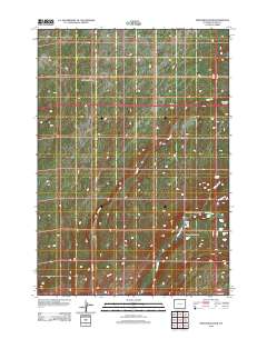 Trischman Knob 2012 topographic map thumbnail